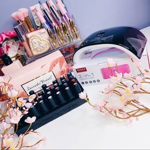 Lavender Violets Nail Polish Set & LED Lamp (BUNDLE)